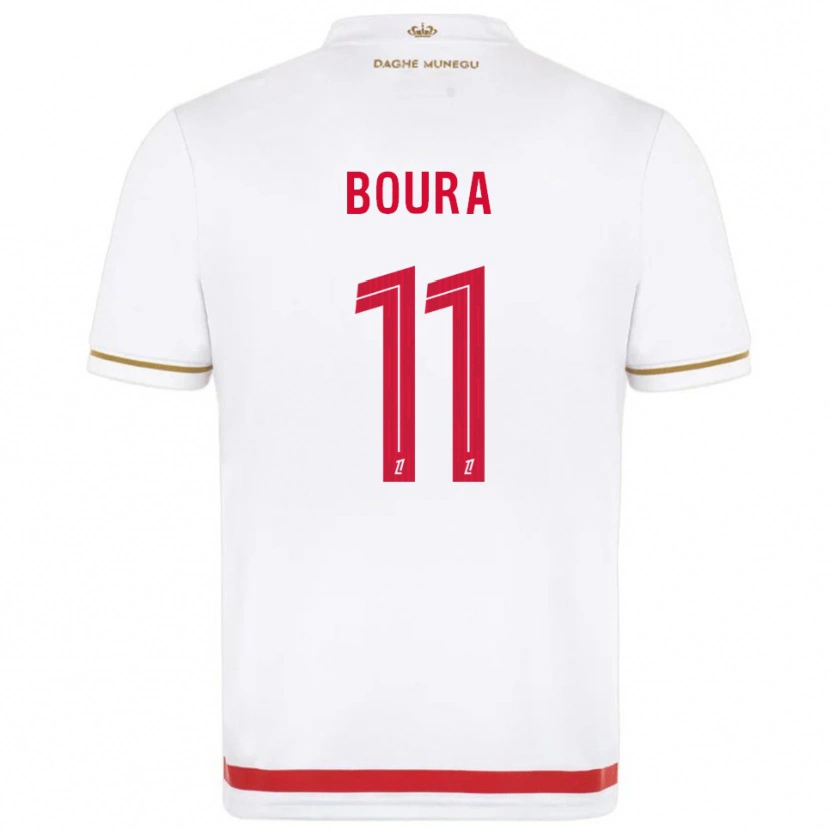 Danxen Mujer Camiseta Amal Boura #11 Rojo Blanco 1ª Equipación 2025/26 La Camisa
