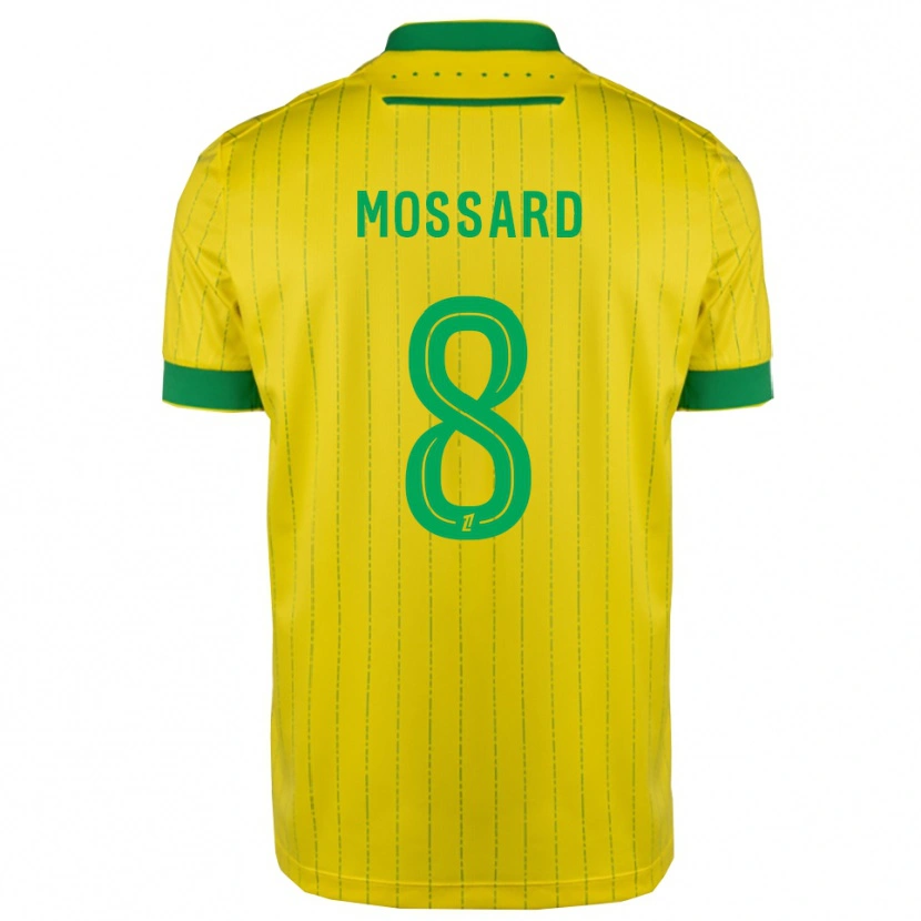 Danxen Mujer Camiseta Juliette Mossard #8 Amarillo Verde 1ª Equipación 2025/26 La Camisa