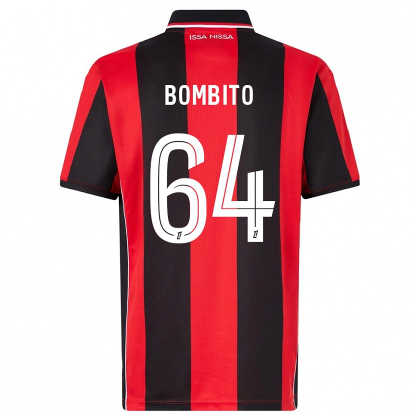 Danxen Mujer Camiseta Moïse Bombito #64 Rojo Negro 1ª Equipación 2025/26 La Camisa