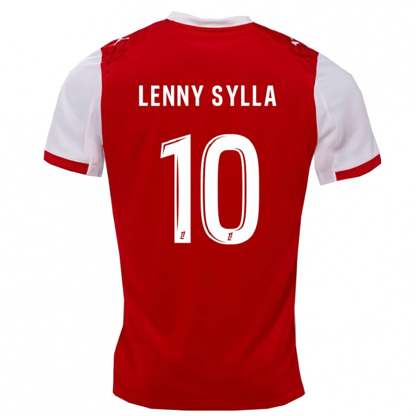 Danxen Mujer Camiseta Lenny Sylla #10 Rojo Blanco 1ª Equipación 2025/26 La Camisa