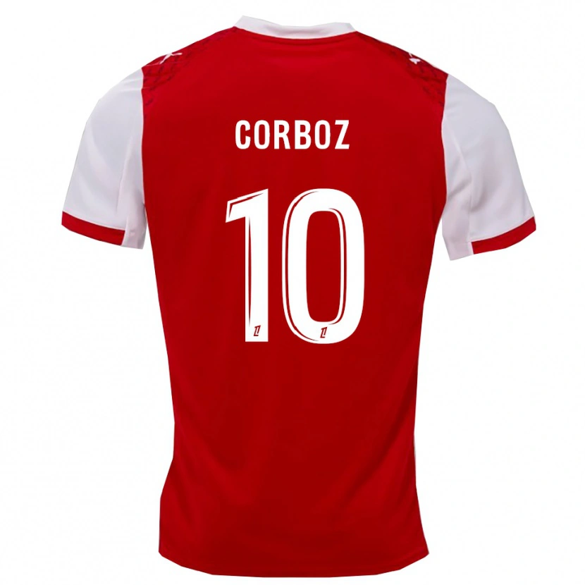 Danxen Mujer Camiseta Rachel Corboz #10 Rojo Blanco 1ª Equipación 2025/26 La Camisa