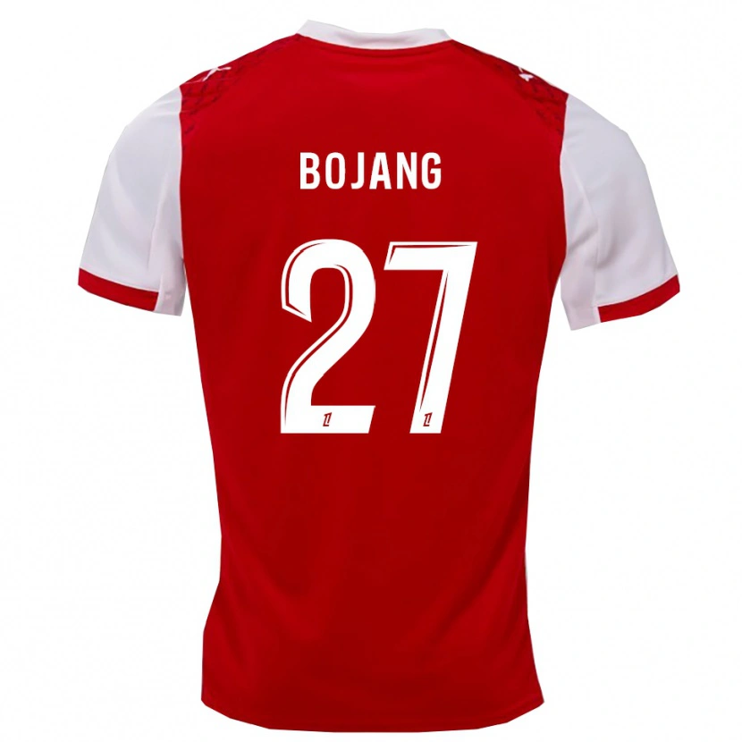 Danxen Mujer Camiseta Adama Bojang #27 Rojo Blanco 1ª Equipación 2025/26 La Camisa