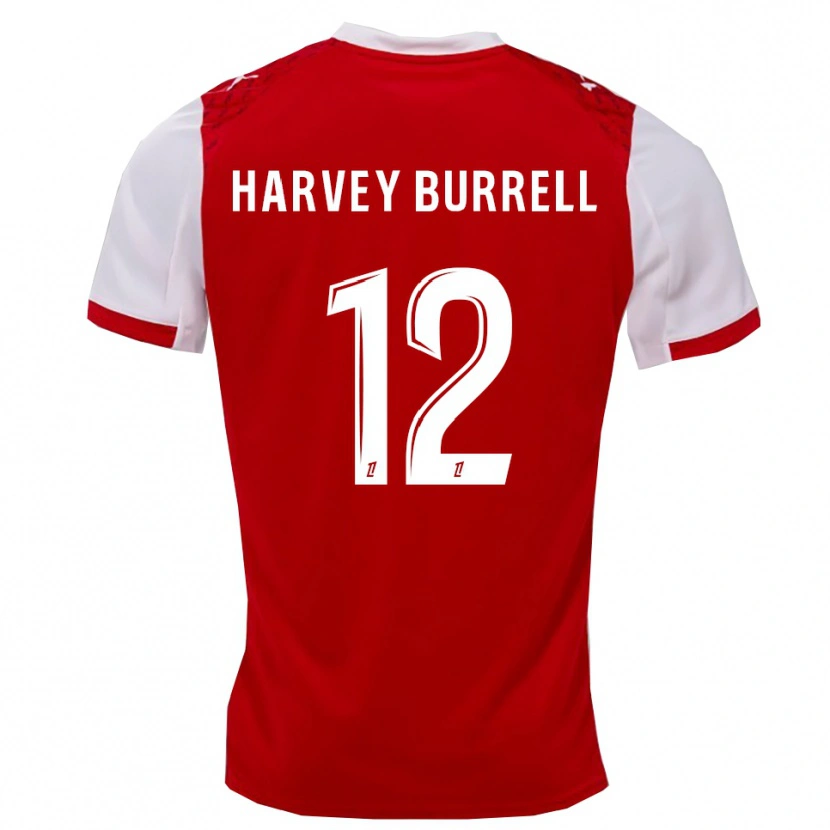 Danxen Mujer Camiseta Ezeckiel Zola Ngundu #12 Rojo Blanco 1ª Equipación 2025/26 La Camisa