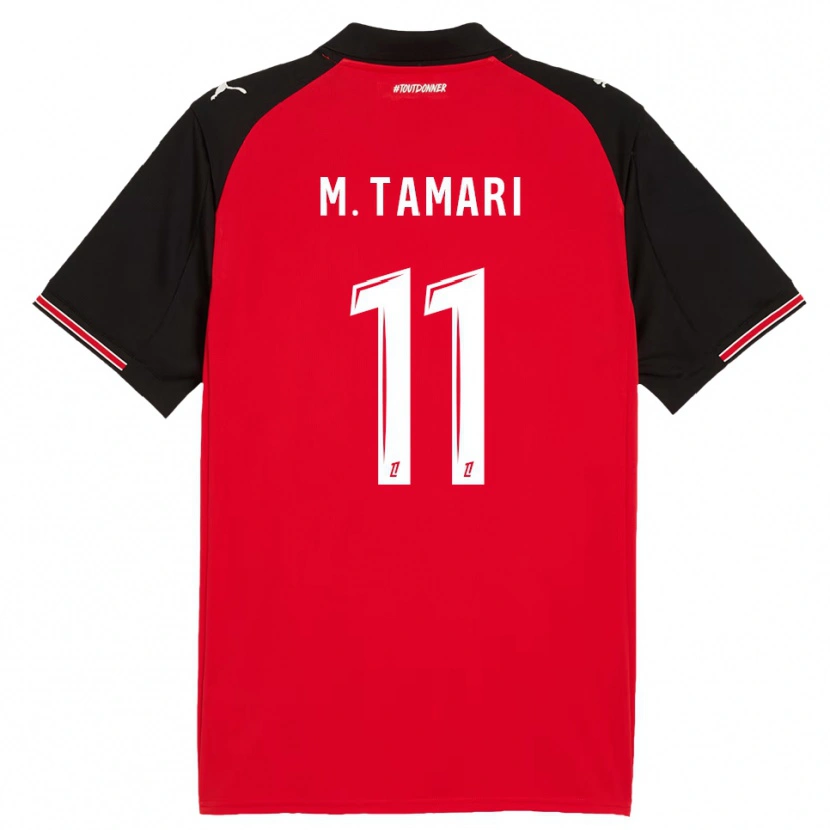 Danxen Mujer Camiseta Mousa Tamari #11 Rojo Negro 1ª Equipación 2025/26 La Camisa