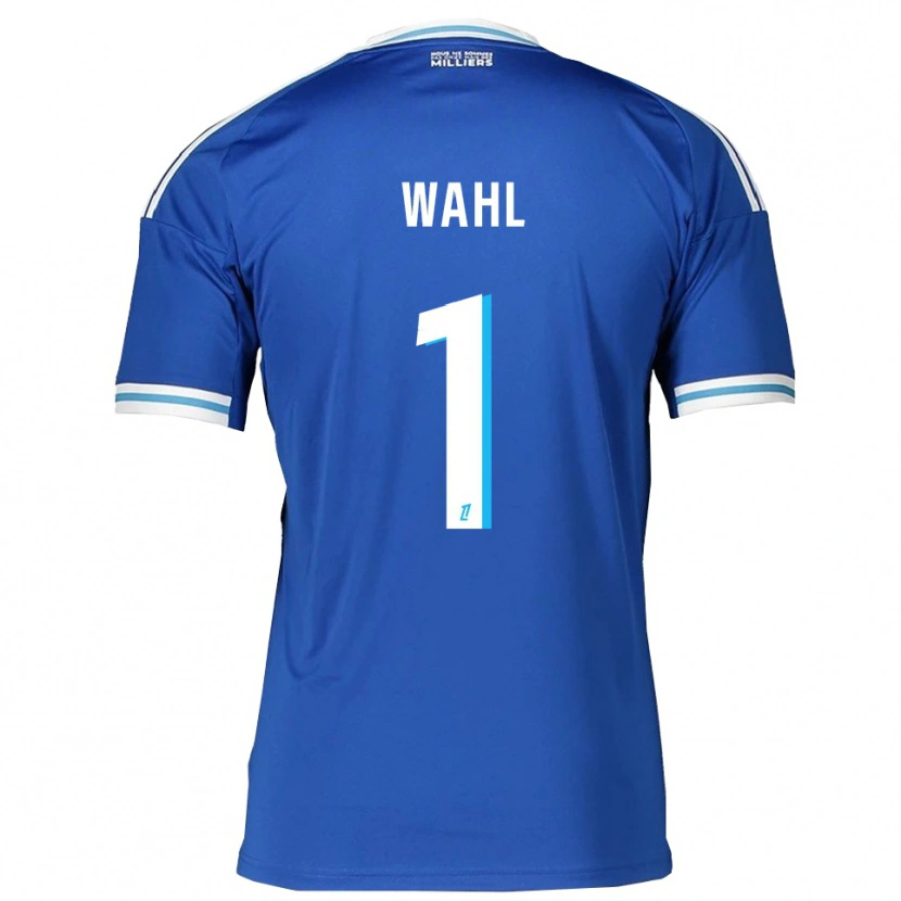 Danxen Mujer Camiseta Manon Wahl #1 Azul Blanco 1ª Equipación 2025/26 La Camisa