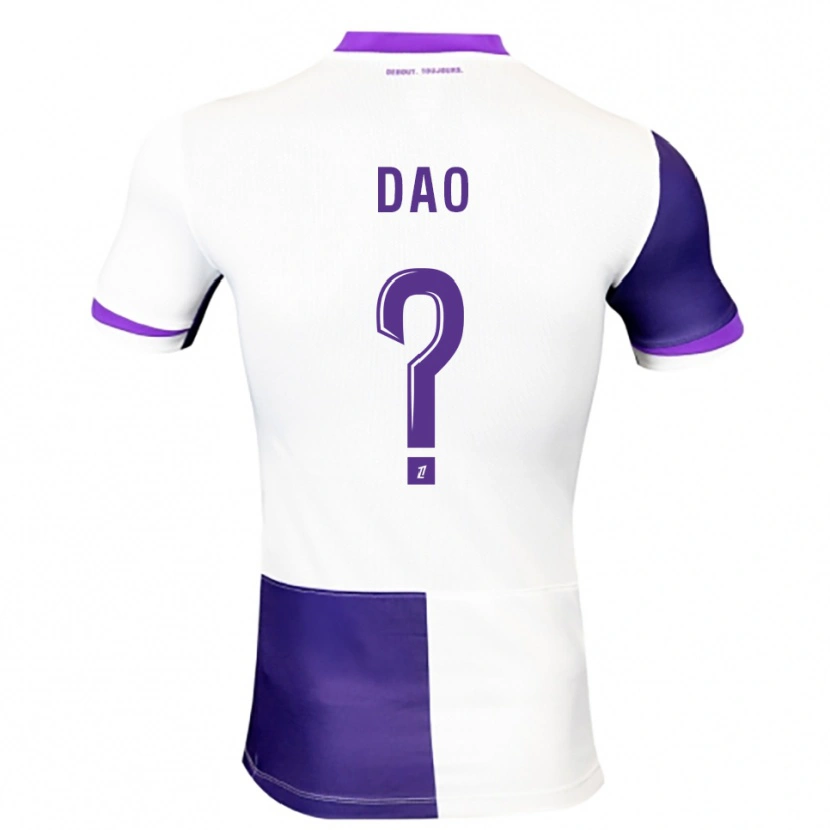 Danxen Mujer Camiseta Elyess Dao #0 Morado Blanco 1ª Equipación 2025/26 La Camisa