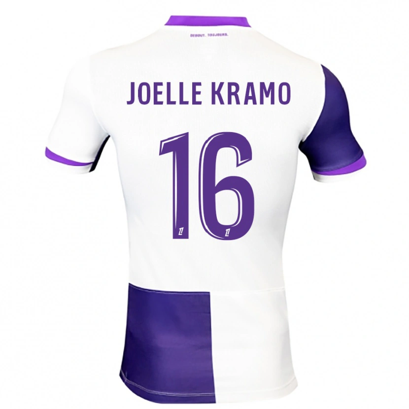 Danxen Mujer Camiseta Marie Joelle Kramo #16 Morado Blanco 1ª Equipación 2025/26 La Camisa