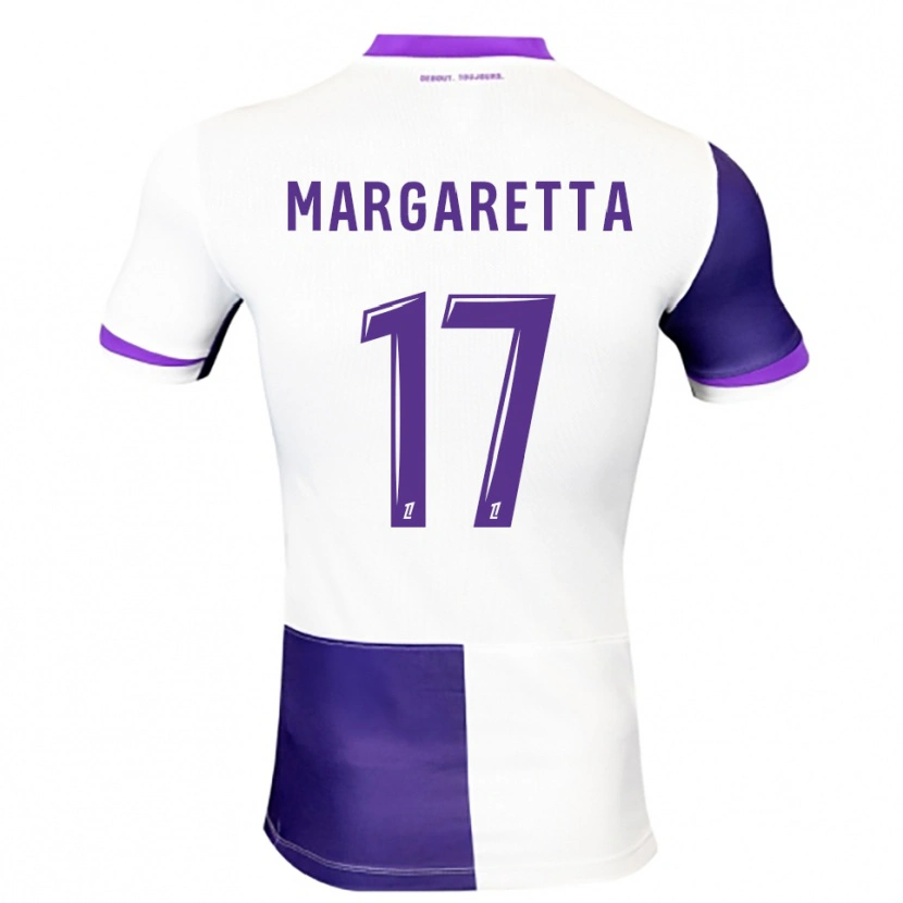 Danxen Mujer Camiseta Jessica Margaretta #17 Morado Blanco 1ª Equipación 2025/26 La Camisa