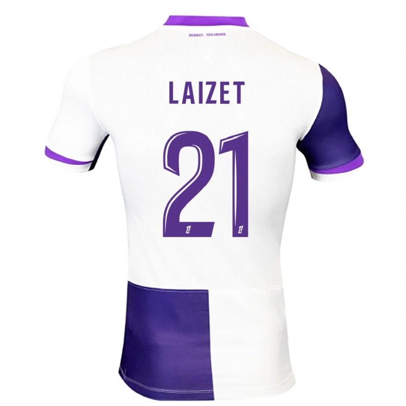 Danxen Mujer Camiseta Emma Laizet #21 Morado Blanco 1ª Equipación 2025/26 La Camisa