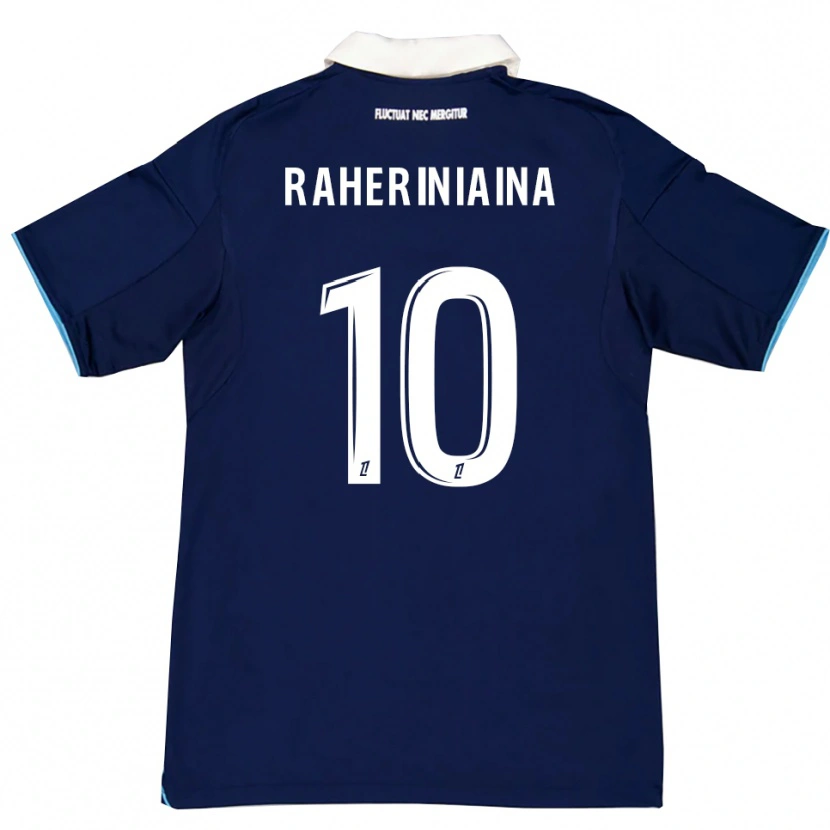 Danxen Mujer Camiseta El Hadary Raheriniaina #10 Azul Oscuro Blanco 1ª Equipación 2025/26 La Camisa