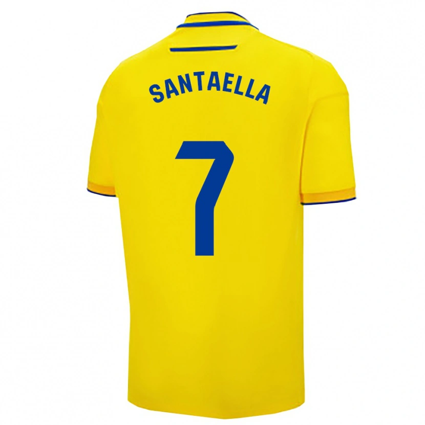 Danxen Mujer Camiseta Natalia Santaella Picón #7 Amarillo Marino 1ª Equipación 2025/26 La Camisa