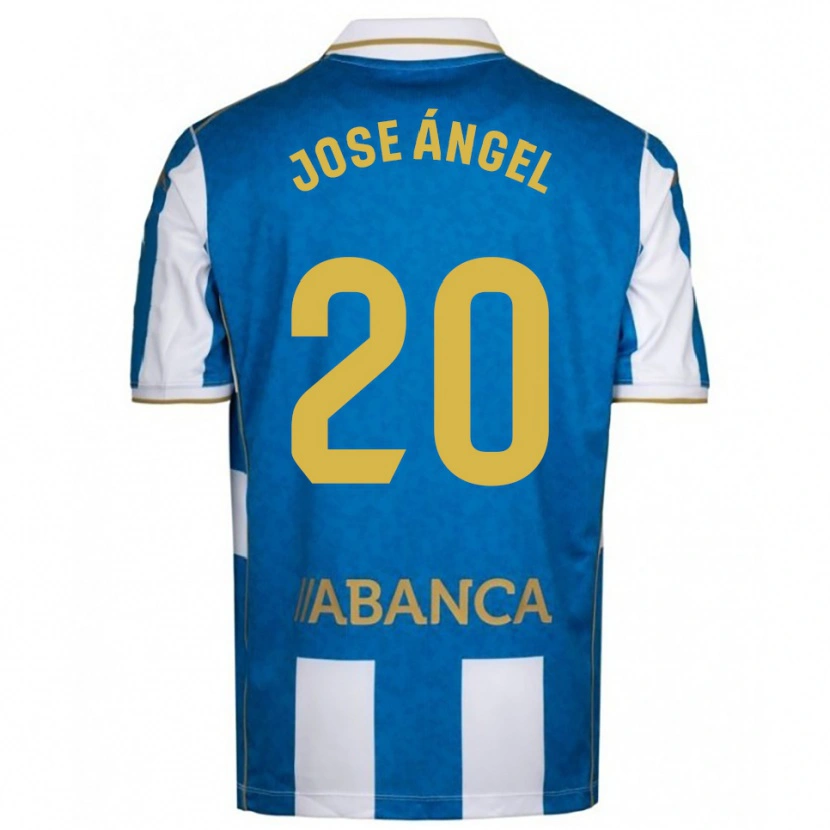 Danxen Mujer Camiseta José Ángel Jurado #20 Blanco Azul 1ª Equipación 2025/26 La Camisa