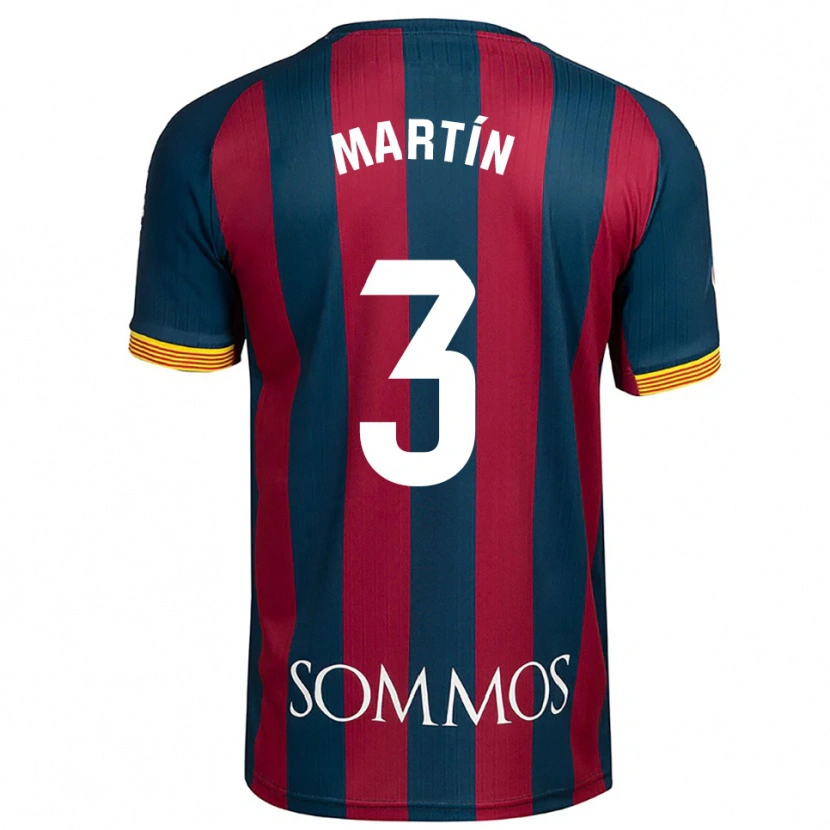 Danxen Mujer Camiseta Jordi Martín #3 Azul Marino Rojo 1ª Equipación 2025/26 La Camisa