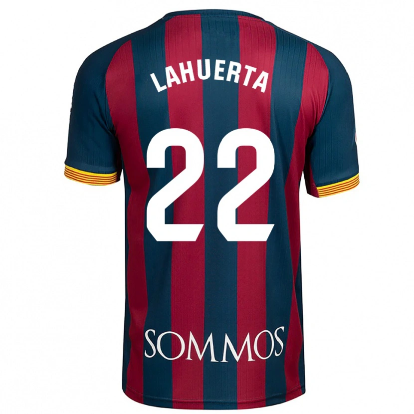 Danxen Mujer Camiseta Gema Lahuerta #22 Azul Marino Rojo 1ª Equipación 2025/26 La Camisa