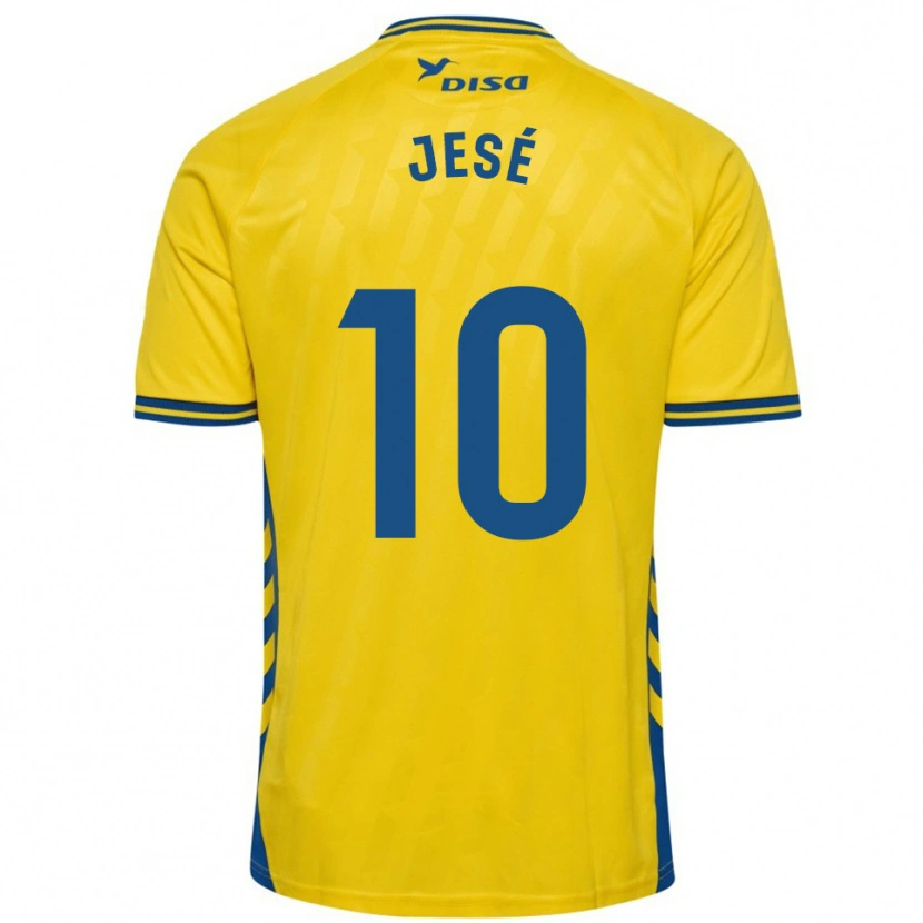 Danxen Mujer Camiseta Jesé #10 Amarillo Azul 1ª Equipación 2025/26 La Camisa