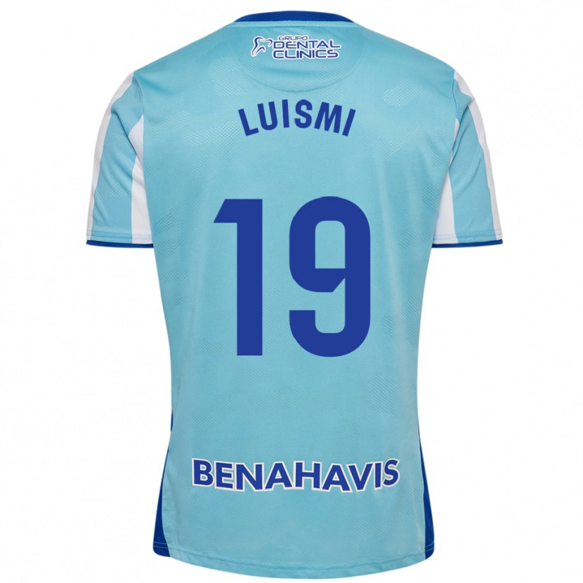 Danxen Mujer Camiseta Luismi Sánchez #19 Celeste Blanco 1ª Equipación 2025/26 La Camisa