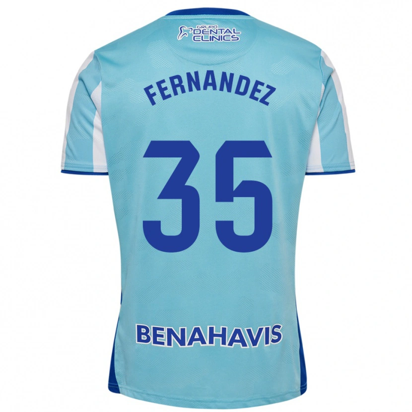 Danxen Mujer Camiseta Inés Fernández #35 Celeste Blanco 1ª Equipación 2025/26 La Camisa