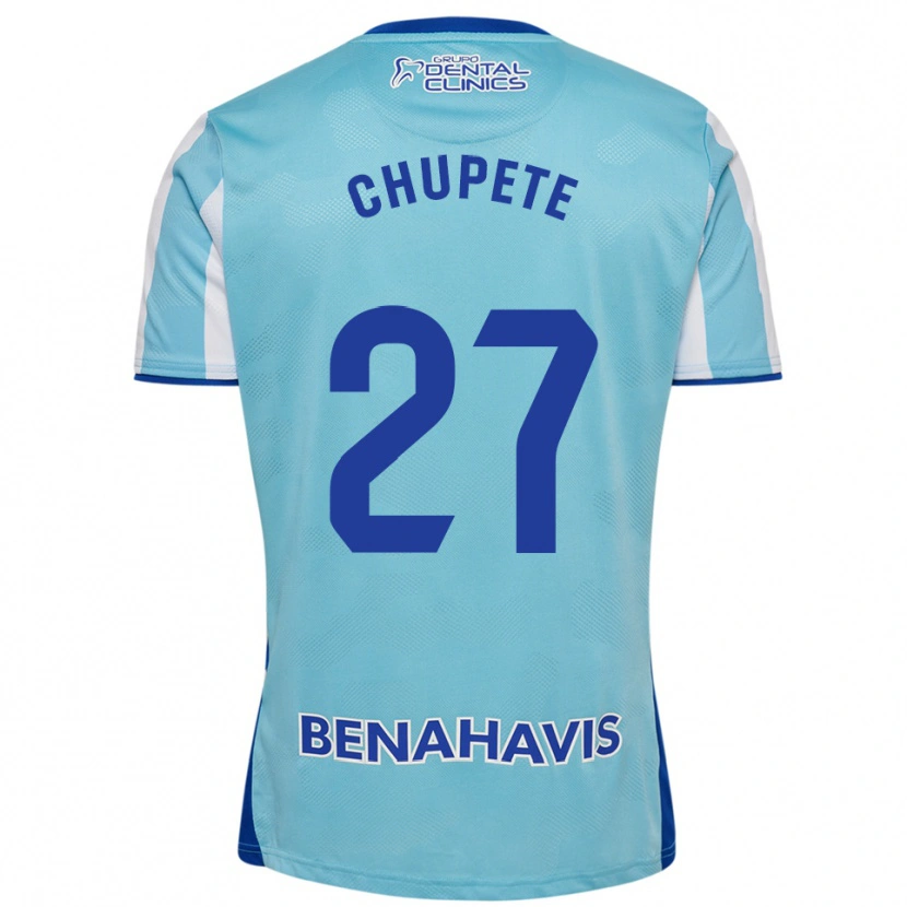 Danxen Mujer Camiseta Chupe #27 Celeste Blanco 1ª Equipación 2025/26 La Camisa