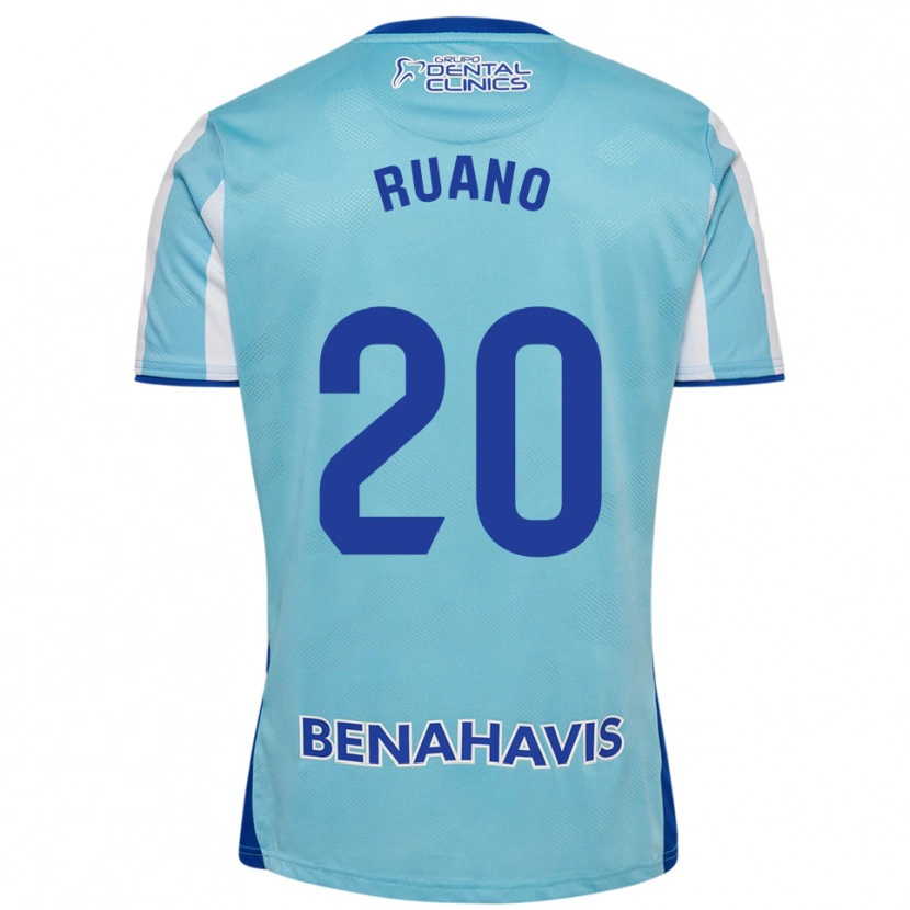 Danxen Mujer Camiseta Celia Ruano #20 Celeste Blanco 1ª Equipación 2025/26 La Camisa