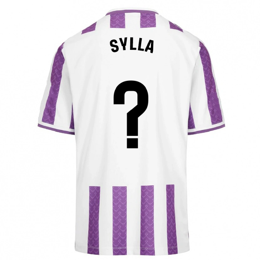 Danxen Mujer Camiseta Nouhoun Sylla #0 Morado Blanco 1ª Equipación 2025/26 La Camisa