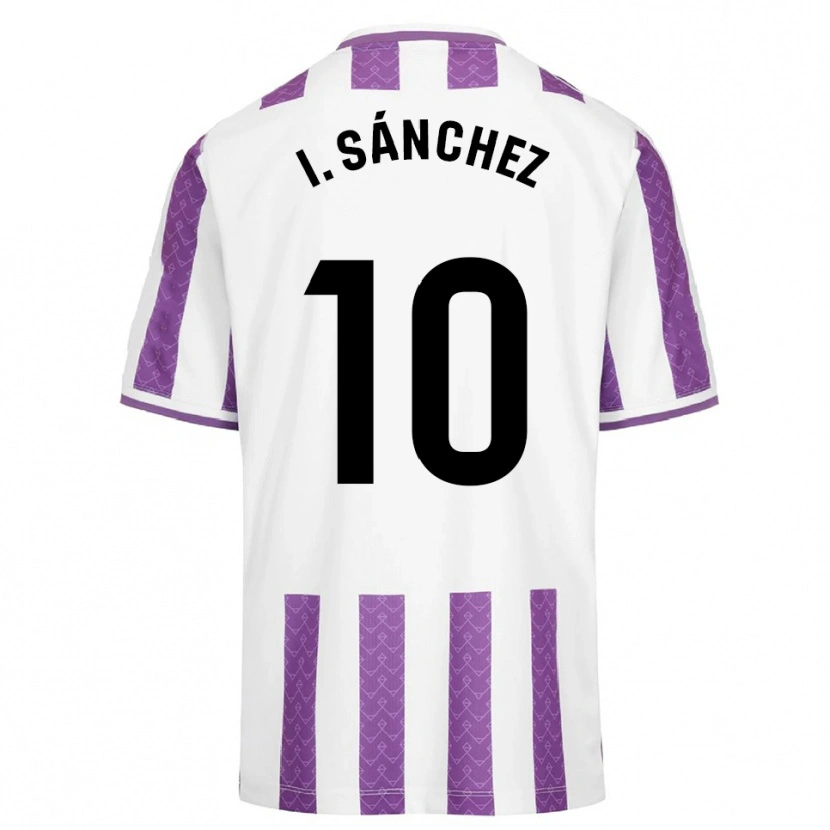Danxen Mujer Camiseta Iván Sánchez #10 Morado Blanco 1ª Equipación 2025/26 La Camisa