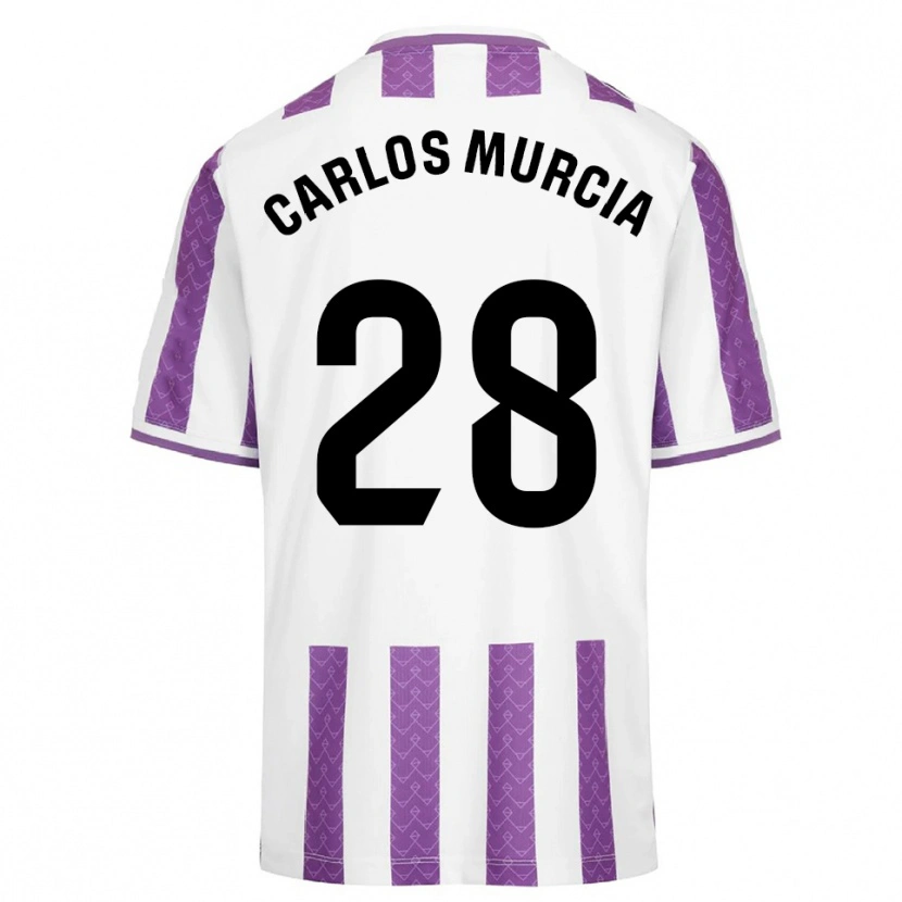 Danxen Mujer Camiseta Juan Carlos Murcia #28 Morado Blanco 1ª Equipación 2025/26 La Camisa