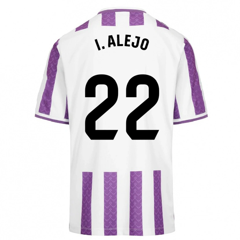 Danxen Mujer Camiseta Iván Alejo #22 Morado Blanco 1ª Equipación 2025/26 La Camisa