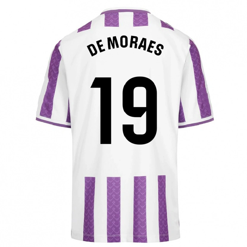 Danxen Mujer Camiseta Riki De Moraes #19 Morado Blanco 1ª Equipación 2025/26 La Camisa