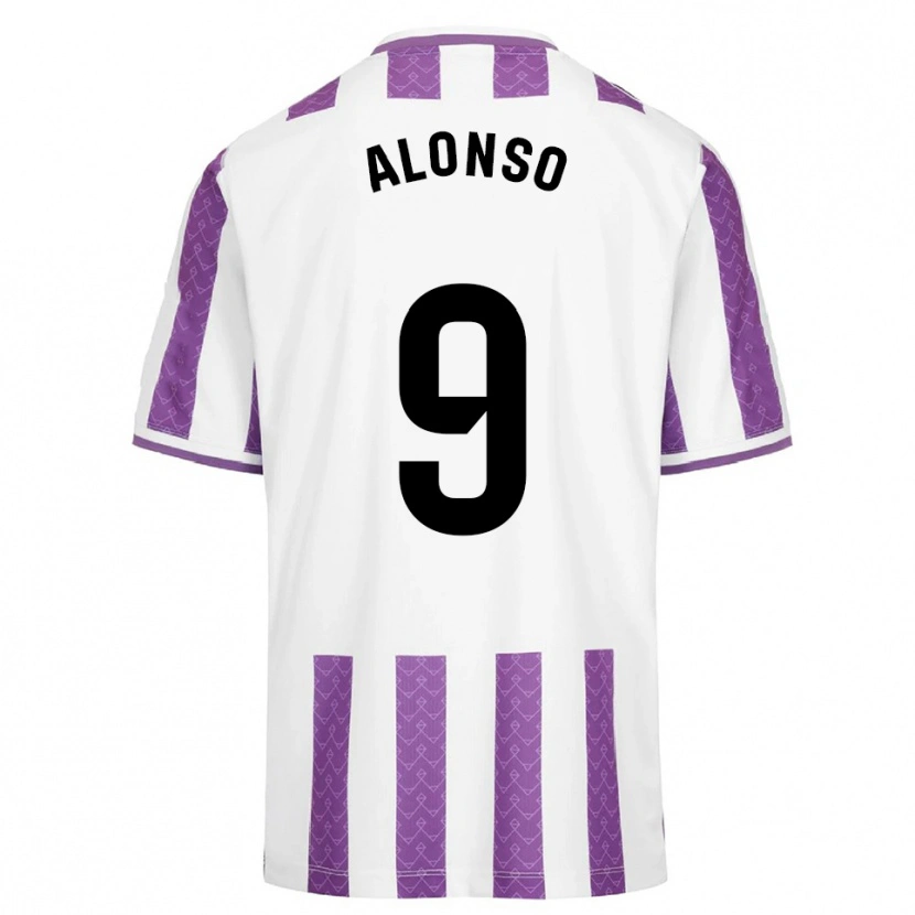 Danxen Mujer Camiseta María Alonso Hidalgo #9 Morado Blanco 1ª Equipación 2025/26 La Camisa