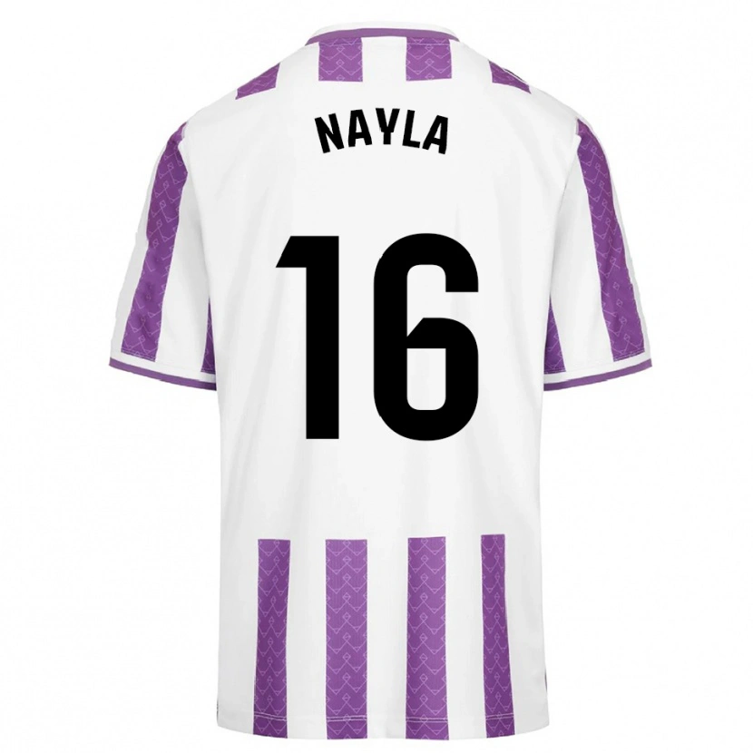 Danxen Mujer Camiseta Nayla Manrique Pajares #16 Morado Blanco 1ª Equipación 2025/26 La Camisa