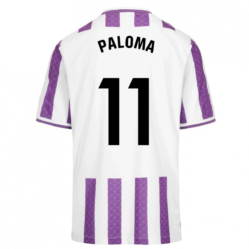 Danxen Mujer Camiseta Paloma Gonzalez #11 Morado Blanco 1ª Equipación 2025/26 La Camisa