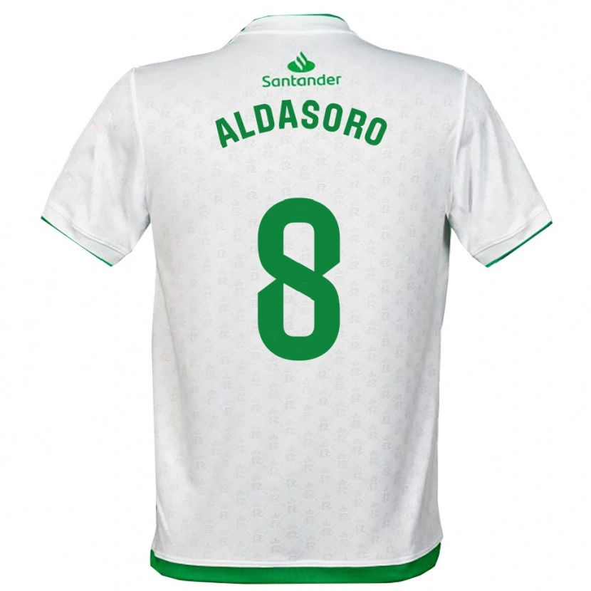 Danxen Mujer Camiseta Aritz Aldasoro #8 Verde Blanco 1ª Equipación 2025/26 La Camisa