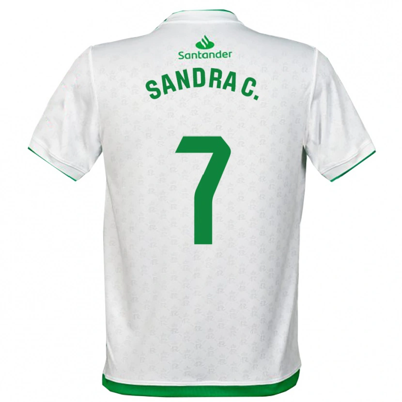 Danxen Mujer Camiseta Sandra Calvo Pozo #7 Verde Blanco 1ª Equipación 2025/26 La Camisa