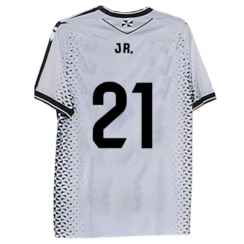 Danxen Mujer Camiseta Douglas Jr. #21 Blanco Negro 1ª Equipación 2025/26 La Camisa