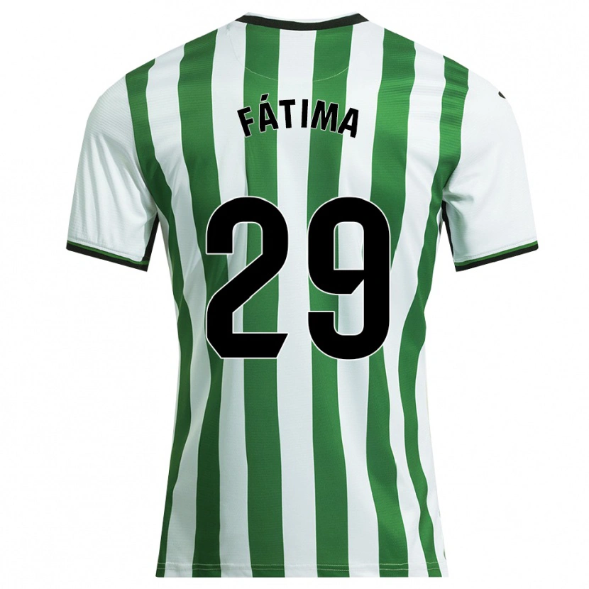 Danxen Mujer Camiseta Fátima Muñoz Marín #29 Blanco Verde 1ª Equipación 2025/26 La Camisa