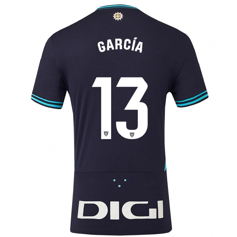 Danxen Mujer Camiseta Simón García #13 Azul Marino Celeste 2ª Equipación 2025/26 La Camisa