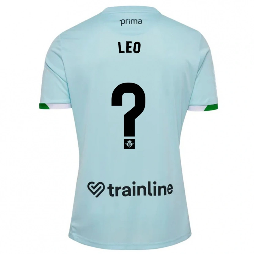 Danxen Mujer Camiseta Leo Vázquez #0 Celeste Verde 2ª Equipación 2025/26 La Camisa