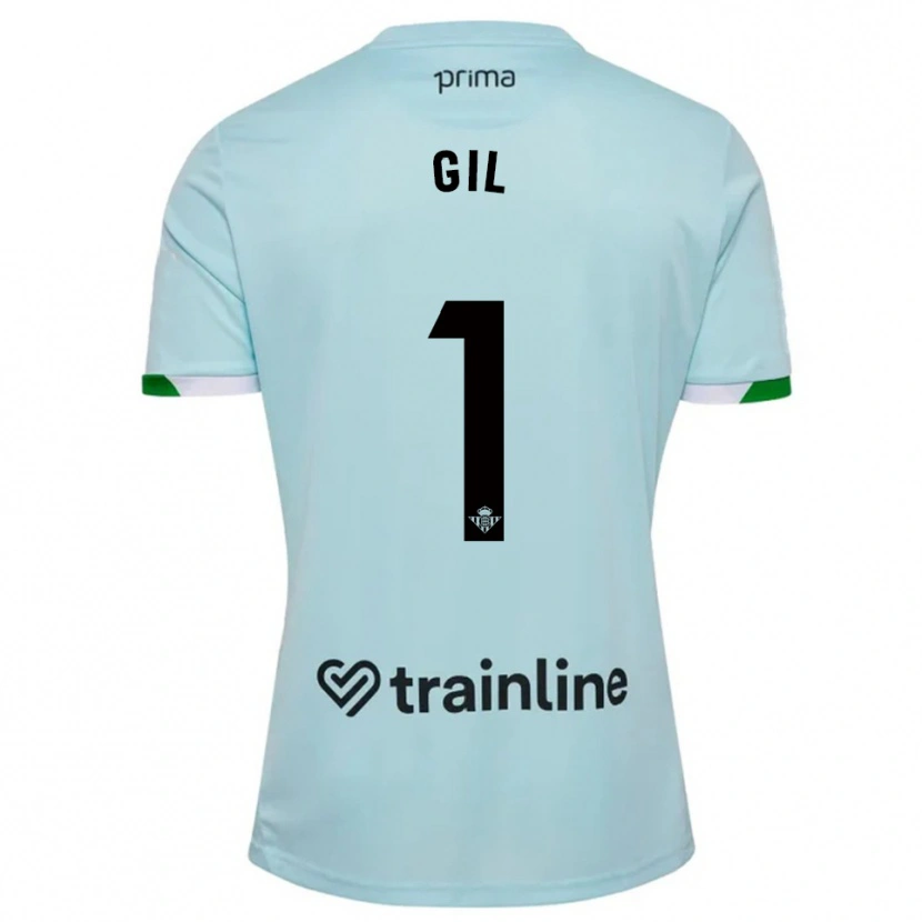 Danxen Mujer Camiseta Noelia Gil #1 Celeste Verde 2ª Equipación 2025/26 La Camisa