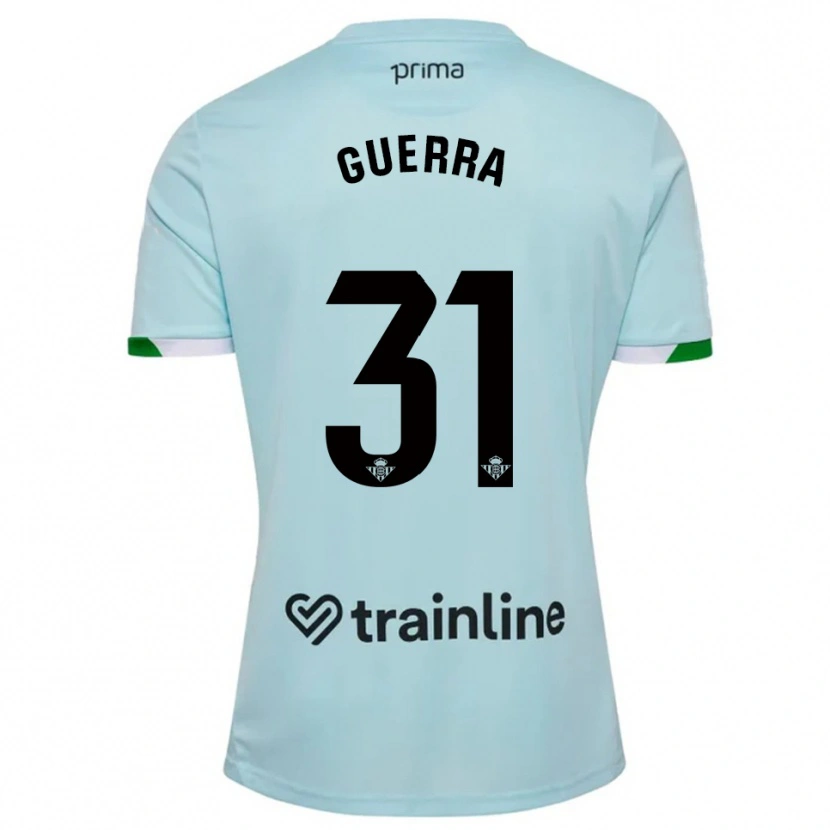 Danxen Mujer Camiseta Ana Guerra Morcillo #31 Celeste Verde 2ª Equipación 2025/26 La Camisa