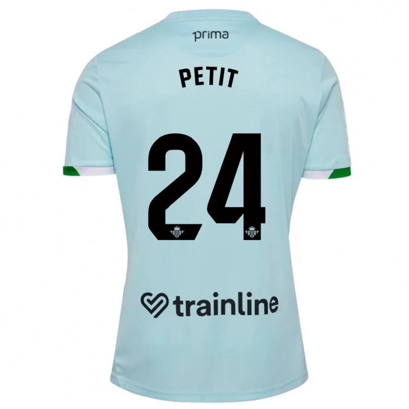 Danxen Mujer Camiseta Gonzalo Petit #24 Celeste Verde 2ª Equipación 2025/26 La Camisa