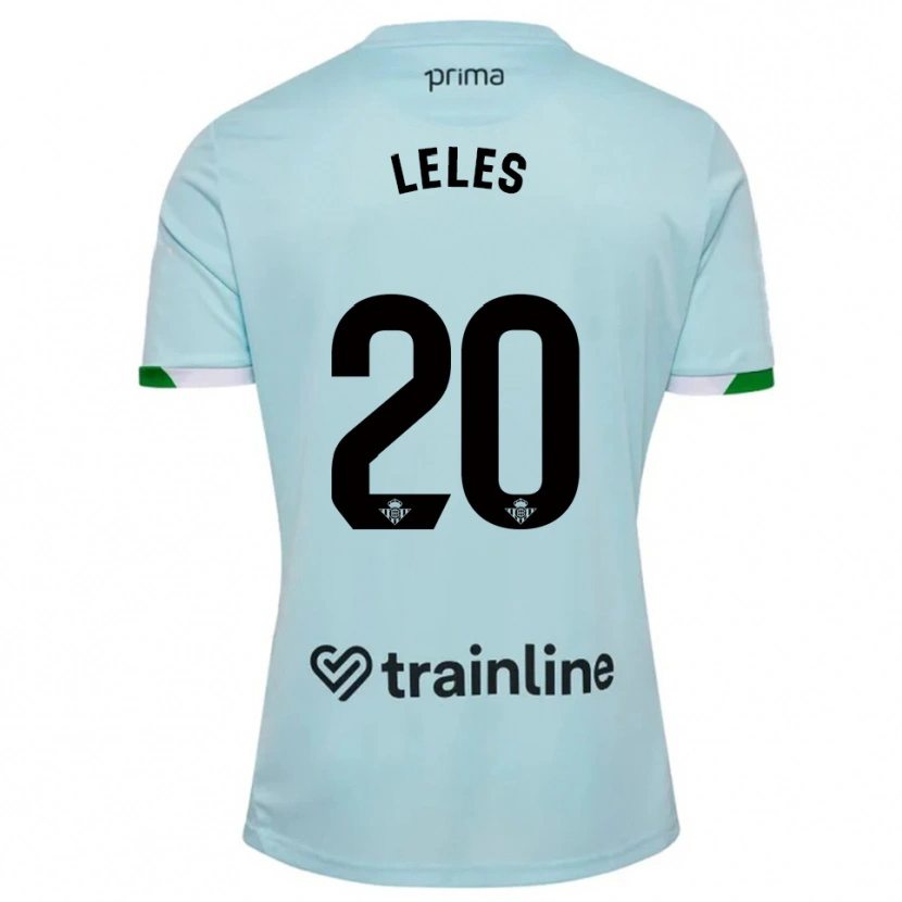 Danxen Mujer Camiseta María De Los Ángeles Carrión Egido #20 Celeste Verde 2ª Equipación 2025/26 La Camisa