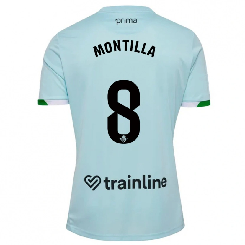 Danxen Mujer Camiseta Natalia Montilla #8 Celeste Verde 2ª Equipación 2025/26 La Camisa