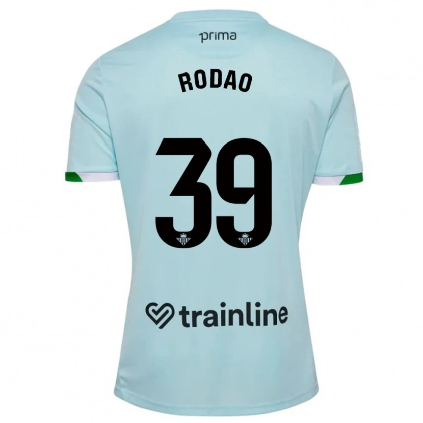 Danxen Mujer Camiseta Alba Rodao #39 Celeste Verde 2ª Equipación 2025/26 La Camisa