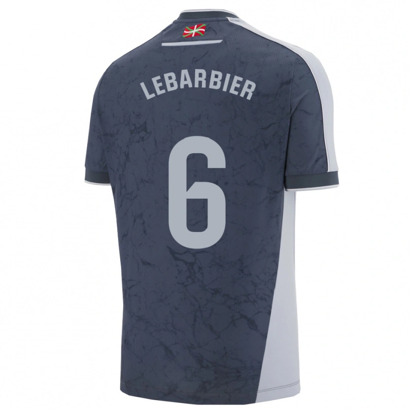 Danxen Mujer Camiseta Alex Lebarbier #6 Azul Oscuro Blanco 2ª Equipación 2025/26 La Camisa