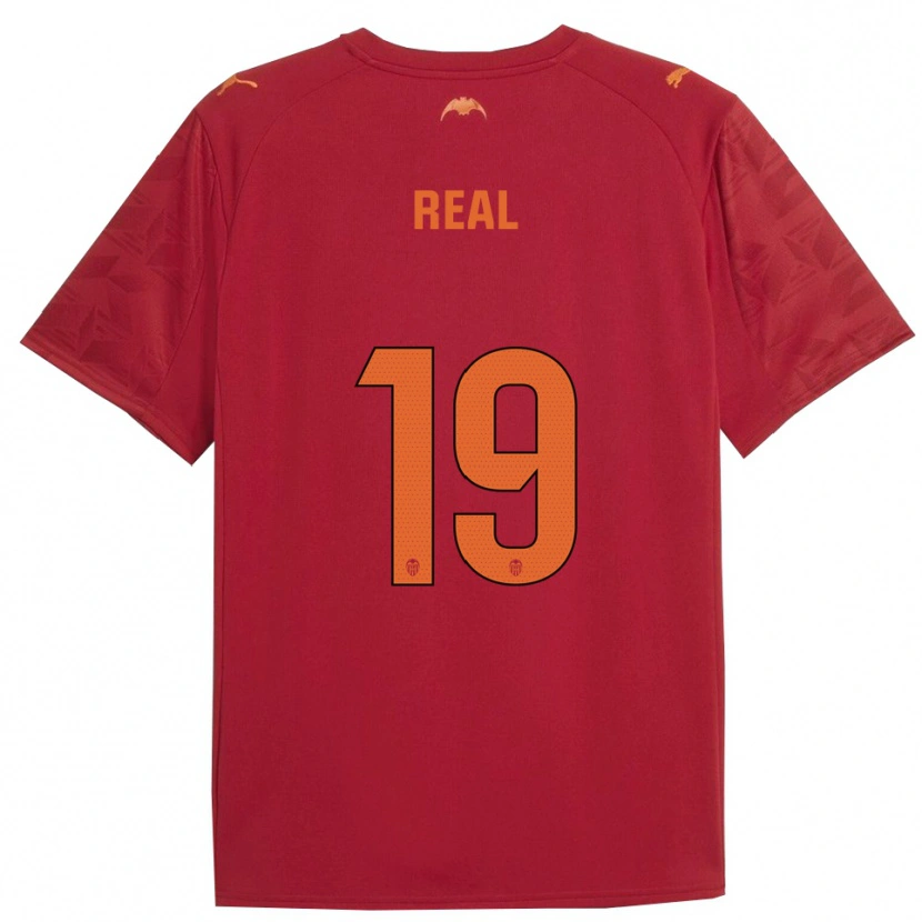 Danxen Mujer Camiseta Kerlly Real #19 Rojo Naranja 2ª Equipación 2025/26 La Camisa