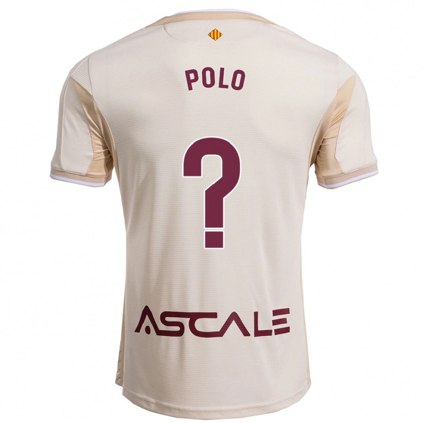 Danxen Mujer Camiseta Pablo Polo #0 Blanquecino Burdeos 2ª Equipación 2025/26 La Camisa