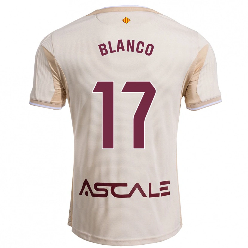 Danxen Mujer Camiseta Fabio Blanco #17 Blanquecino Burdeos 2ª Equipación 2025/26 La Camisa