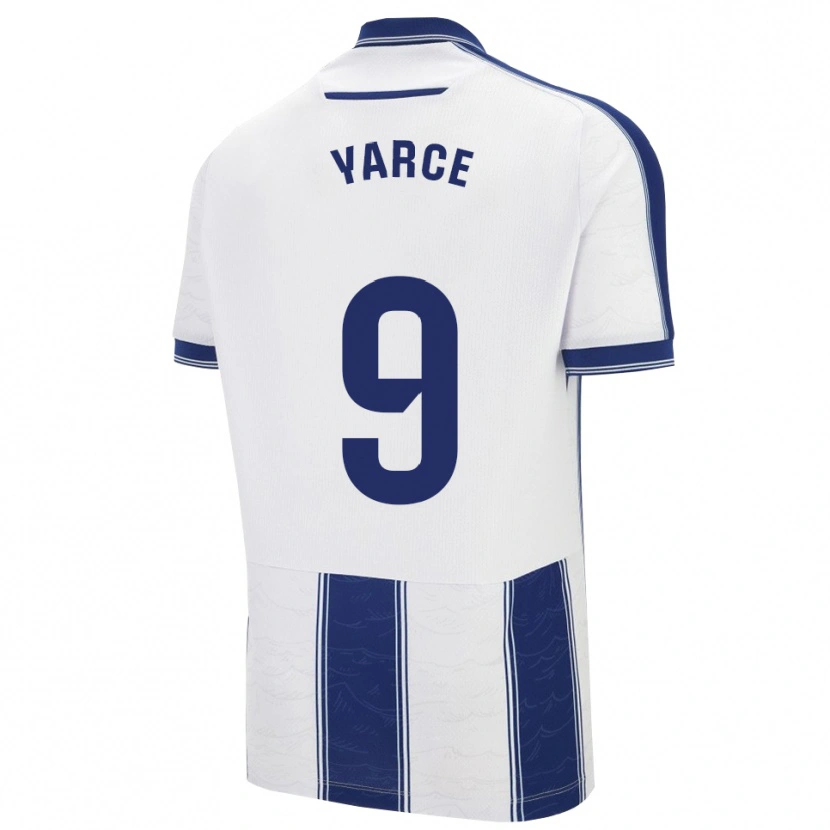 Danxen Mujer Camiseta Brandon Yarce #9 Azul Marino Blanco 2ª Equipación 2025/26 La Camisa