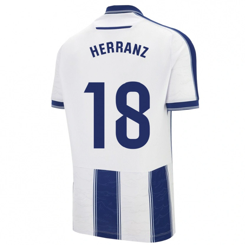 Danxen Mujer Camiseta Alejandro Herranz #18 Azul Marino Blanco 2ª Equipación 2025/26 La Camisa