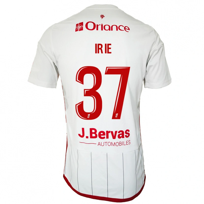 Danxen Mujer Camiseta Paris Irie #37 Blanco Rojo 2ª Equipación 2025/26 La Camisa